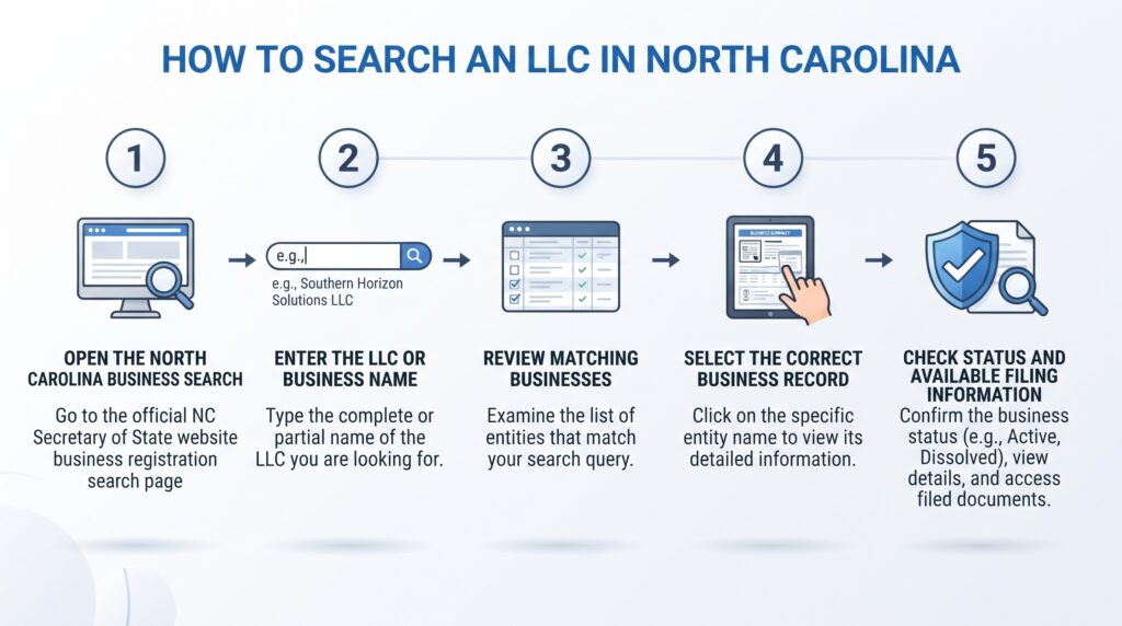 North Carolina LLC Lookup