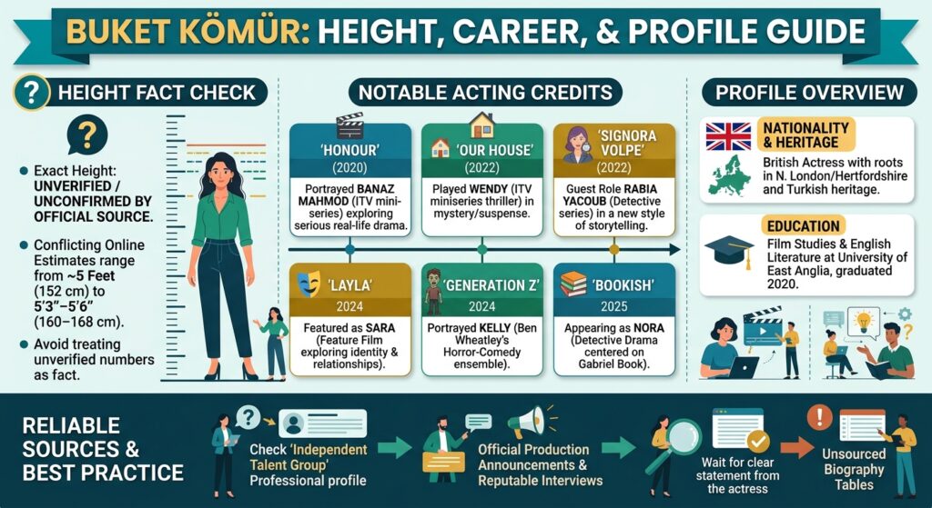 Buket Komur Height