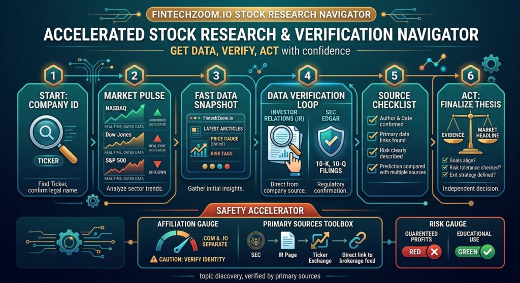 FintechZoom.io Stocks: Features, Risks & Research Tips FintechZoom.io Stocks
