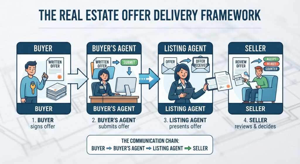 who delivers your offer to the seller framework
